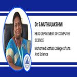 Interview Dr S MuthuLakshmi Head Department of Computer Science at Mohamed Sathak College Of Arts And Science Chennai